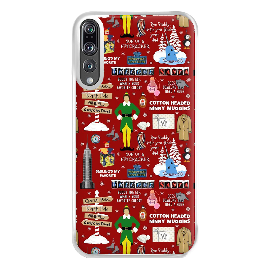 Red Elf Pattern Phone Case for Huawei P20 Pro