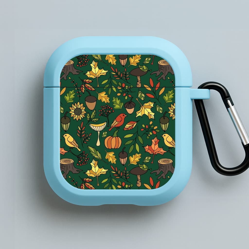 Bright Autumn Blue AirPods Case