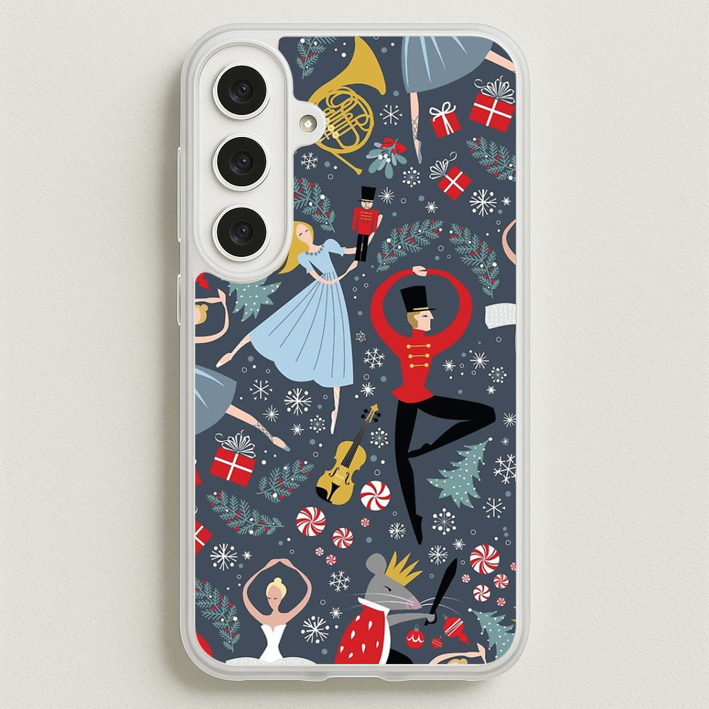 Nutcracker Ballet Pattern - Christmas Phone Case for Galaxy S25FE