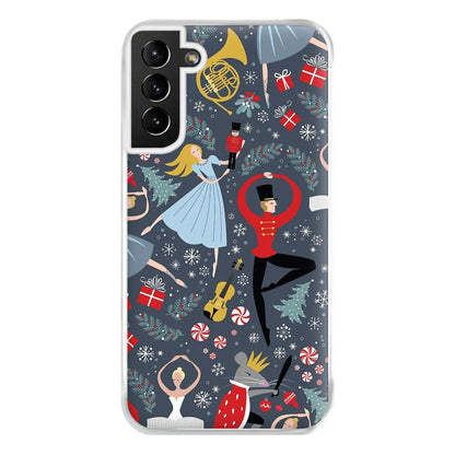 Nutcracker Ballet Pattern - Christmas Phone Case for Galaxy S21 Plus