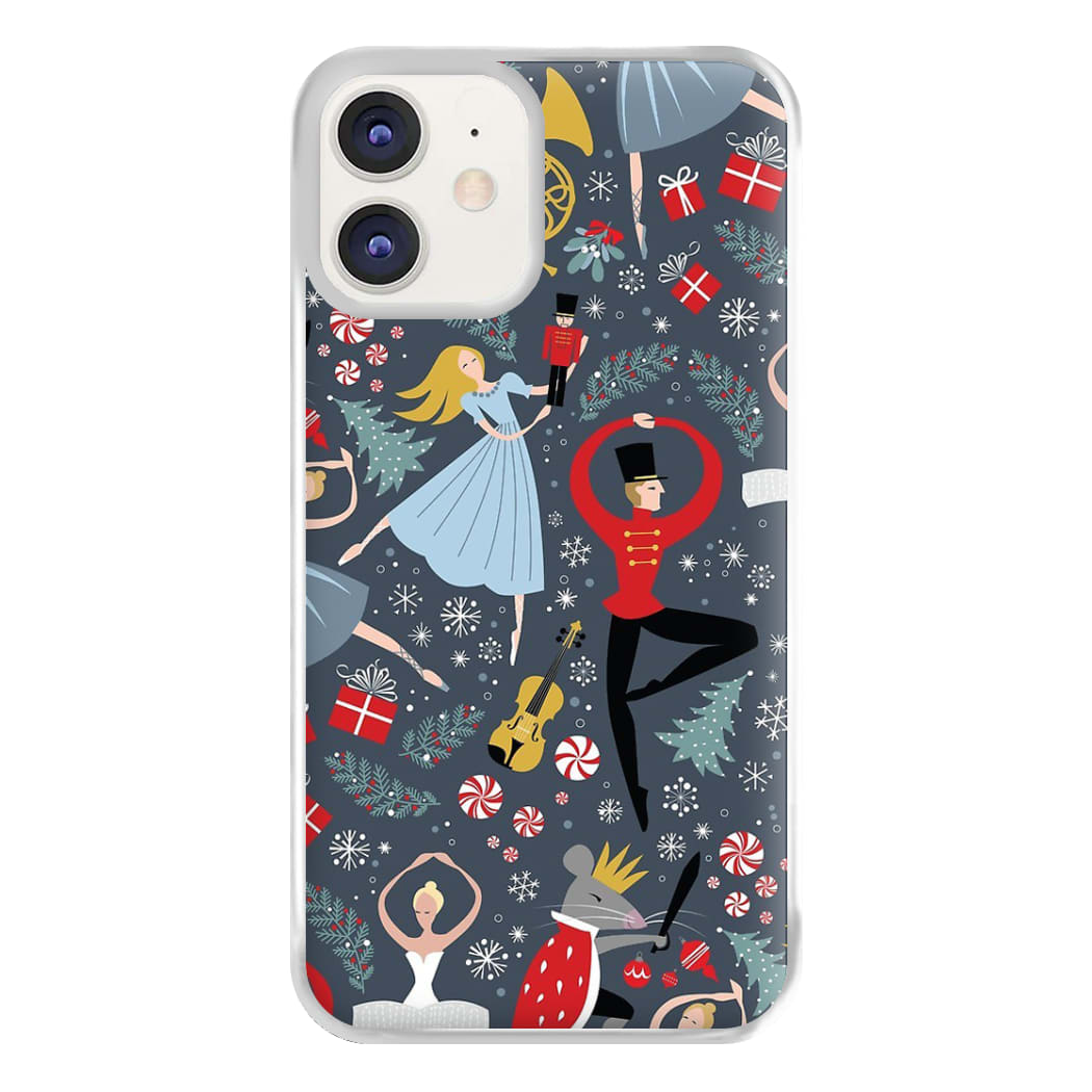 Nutcracker Ballet Pattern - Christmas Phone Case for iPhone 11