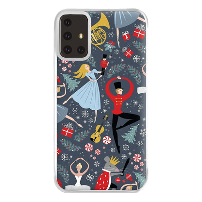 Nutcracker Ballet Pattern - Christmas Phone Case for Galaxy A71