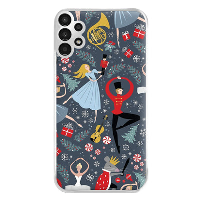 Nutcracker Ballet Pattern - Christmas Phone Case for Galaxy A13