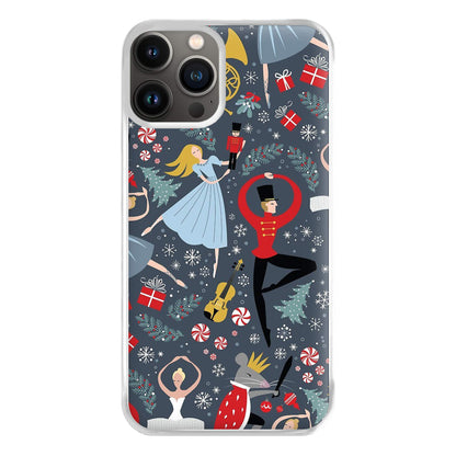 Nutcracker Ballet Pattern - Christmas Phone Case for iPhone 13 Pro Max