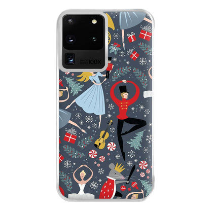 Nutcracker Ballet Pattern - Christmas Phone Case for Galaxy S20 Ultra