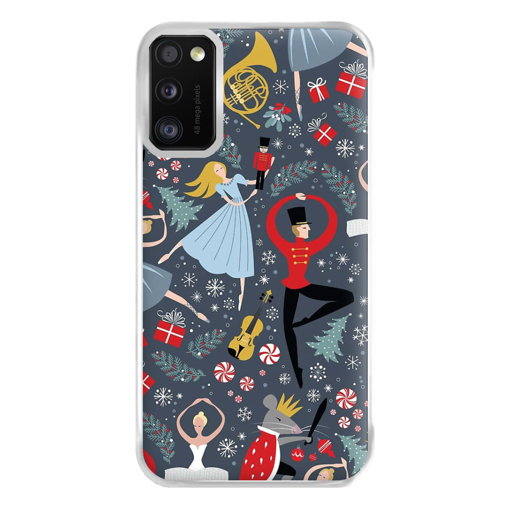 Nutcracker Ballet Pattern - Christmas Phone Case for Galaxy A41