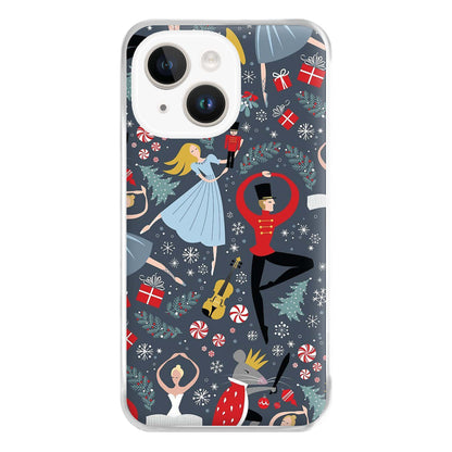 Nutcracker Ballet Pattern - Christmas Phone Case for iPhone 14 Plus