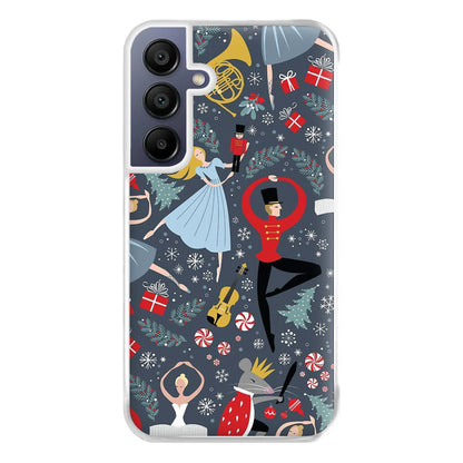 Nutcracker Ballet Pattern - Christmas Phone Case for Galaxy A16