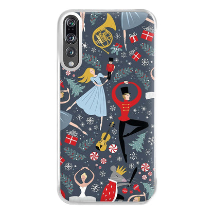 Nutcracker Ballet Pattern - Christmas Phone Case for Huawei P20 Pro