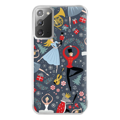 Nutcracker Ballet Pattern - Christmas Phone Case for Galaxy Note 20 Ultra