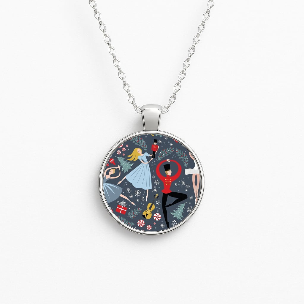Nutcracker Ballet Pattern - Christmas Circle Necklace