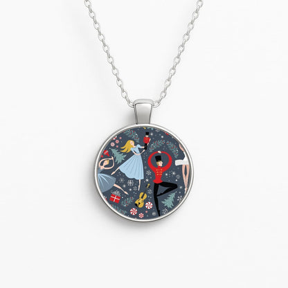 Nutcracker Ballet Pattern - Christmas Circle Necklace