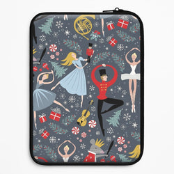 Nutcracker Ballet Pattern - Christmas Universal Laptop Sleeve