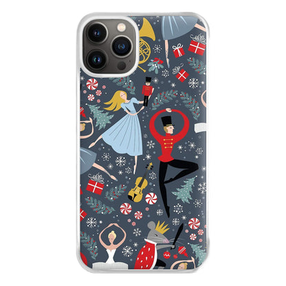 Nutcracker Ballet Pattern - Christmas Phone Case for iPhone 13