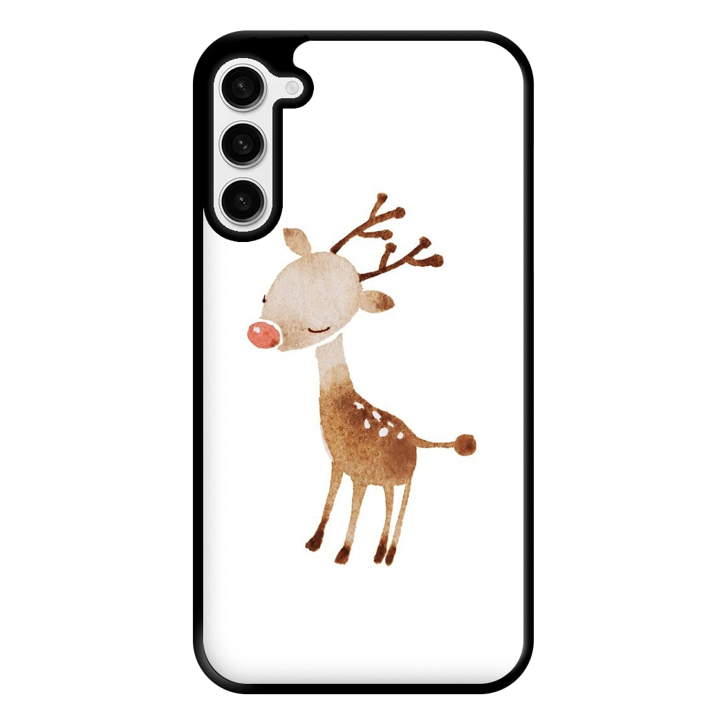 Watercolour Rudolph The Reindeer Phone Case for Galaxy S23 Plus