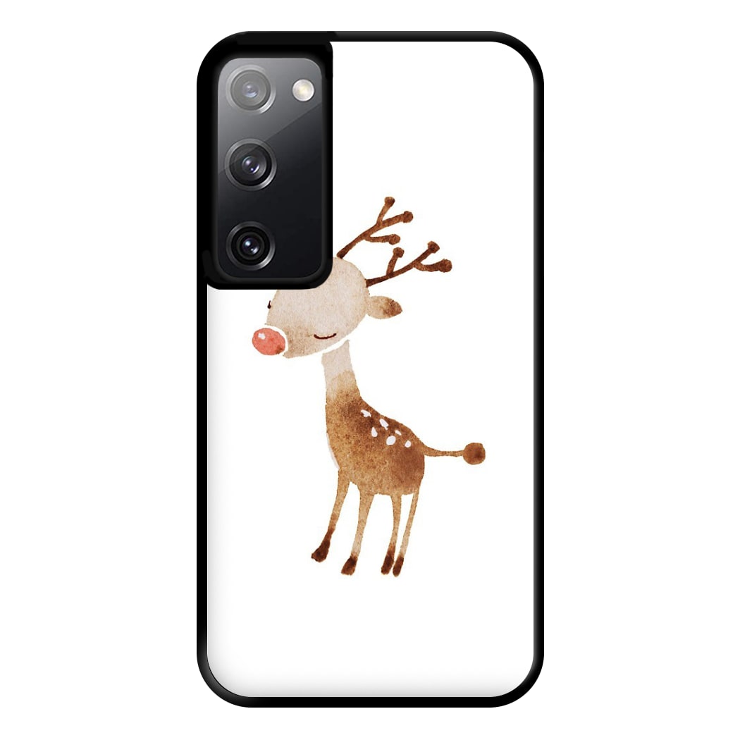 Watercolour Rudolph The Reindeer Phone Case for Galaxy S20