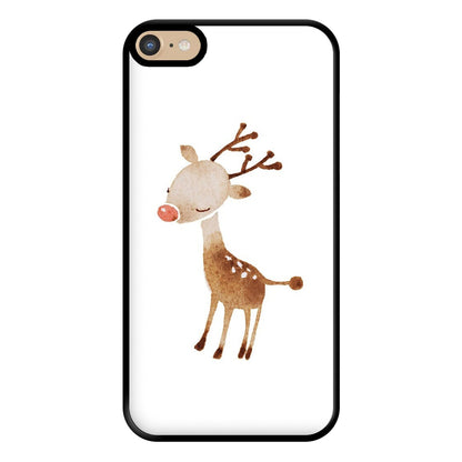 Watercolour Rudolph The Reindeer Phone Case for iPhone 6 Plus / 7 Plus / 8 Plus