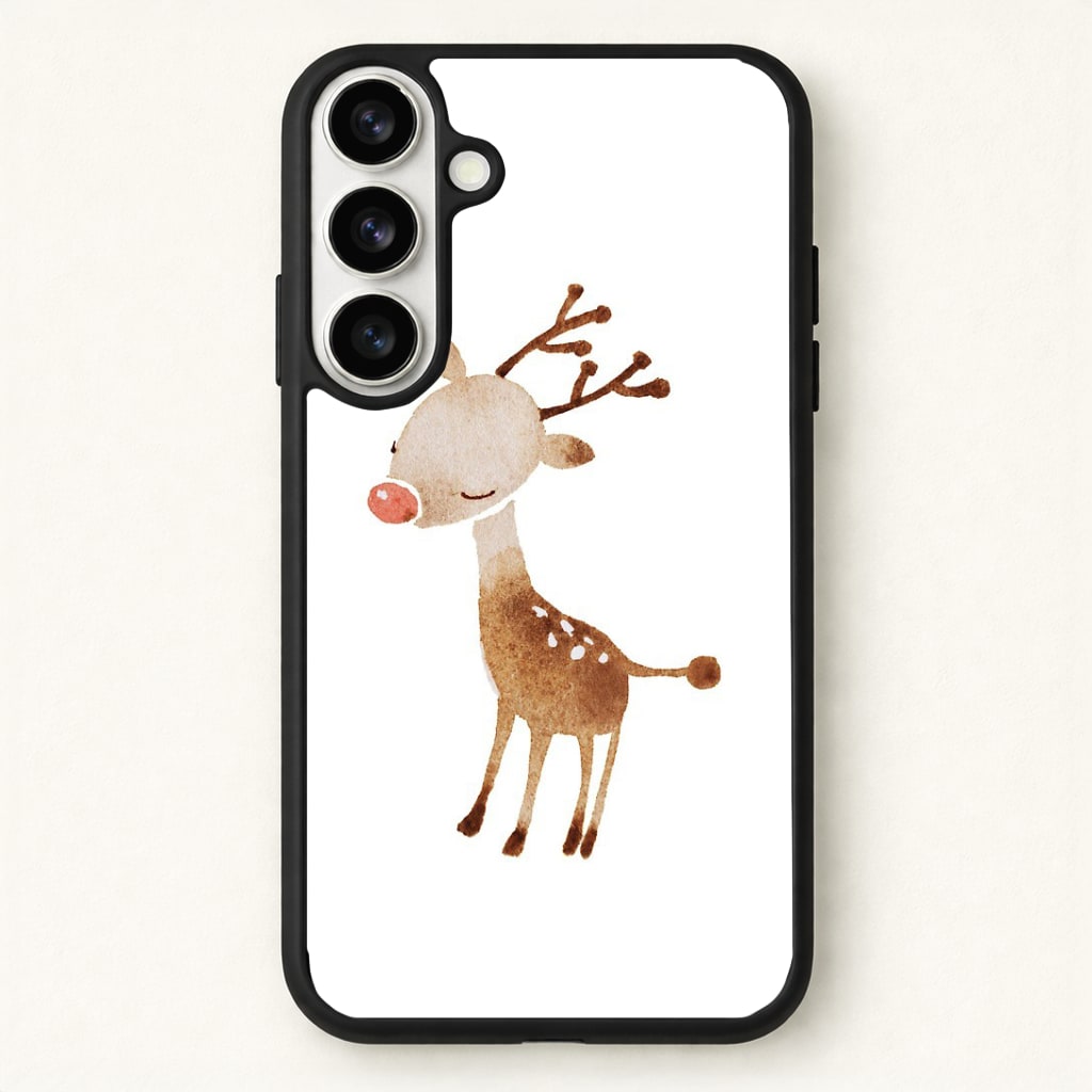 Watercolour Rudolph The Reindeer Phone Case for Galaxy S26
