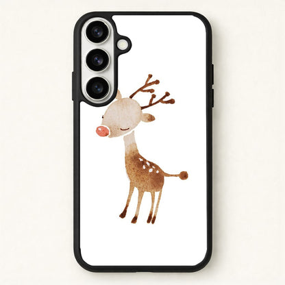 Watercolour Rudolph The Reindeer Phone Case for Galaxy S26