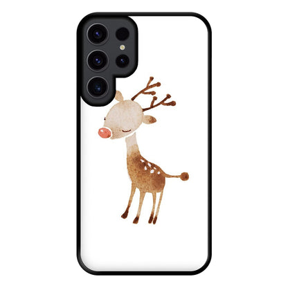 Watercolour Rudolph The Reindeer Phone Case for Galaxy S23 Ultra