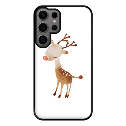 Watercolour Rudolph The Reindeer Phone Case for Galaxy S24 Ultra