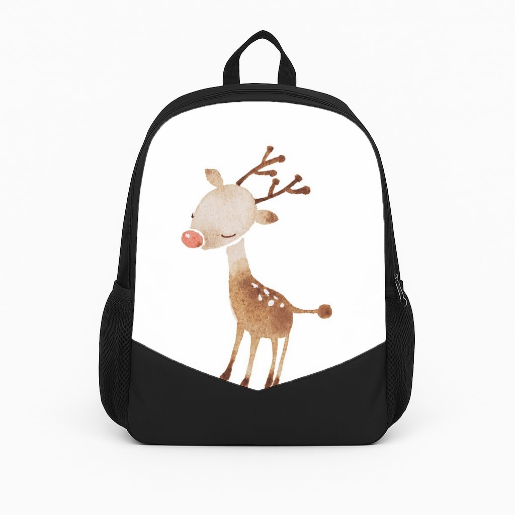 Watercolour Rudolph The Reindeer Backpack