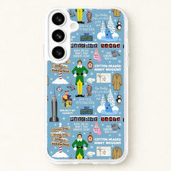 Blue Buddy The Elf Pattern Phone Case for Galaxy S26 Plus