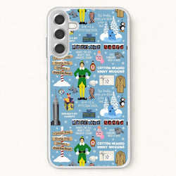 Blue Buddy The Elf Pattern Phone Case for Galaxy A57