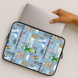 Blue Buddy The Elf Pattern MacBook Case