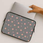 Rose Gold Star Pattern Laptop Sleeve 2