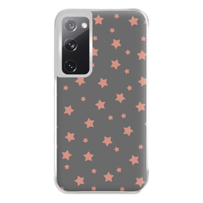 Rose Gold Star Pattern Phone Case for Galaxy S20FE