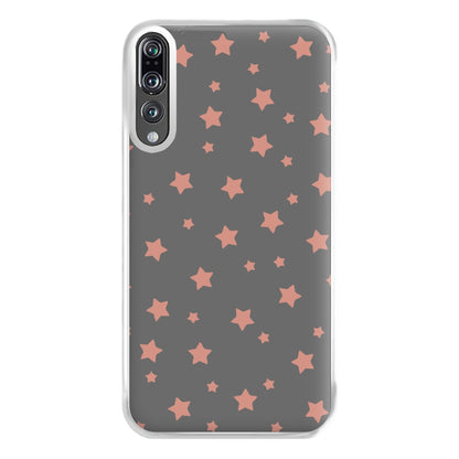 Rose Gold Star Pattern Phone Case for Huawei P20 Pro