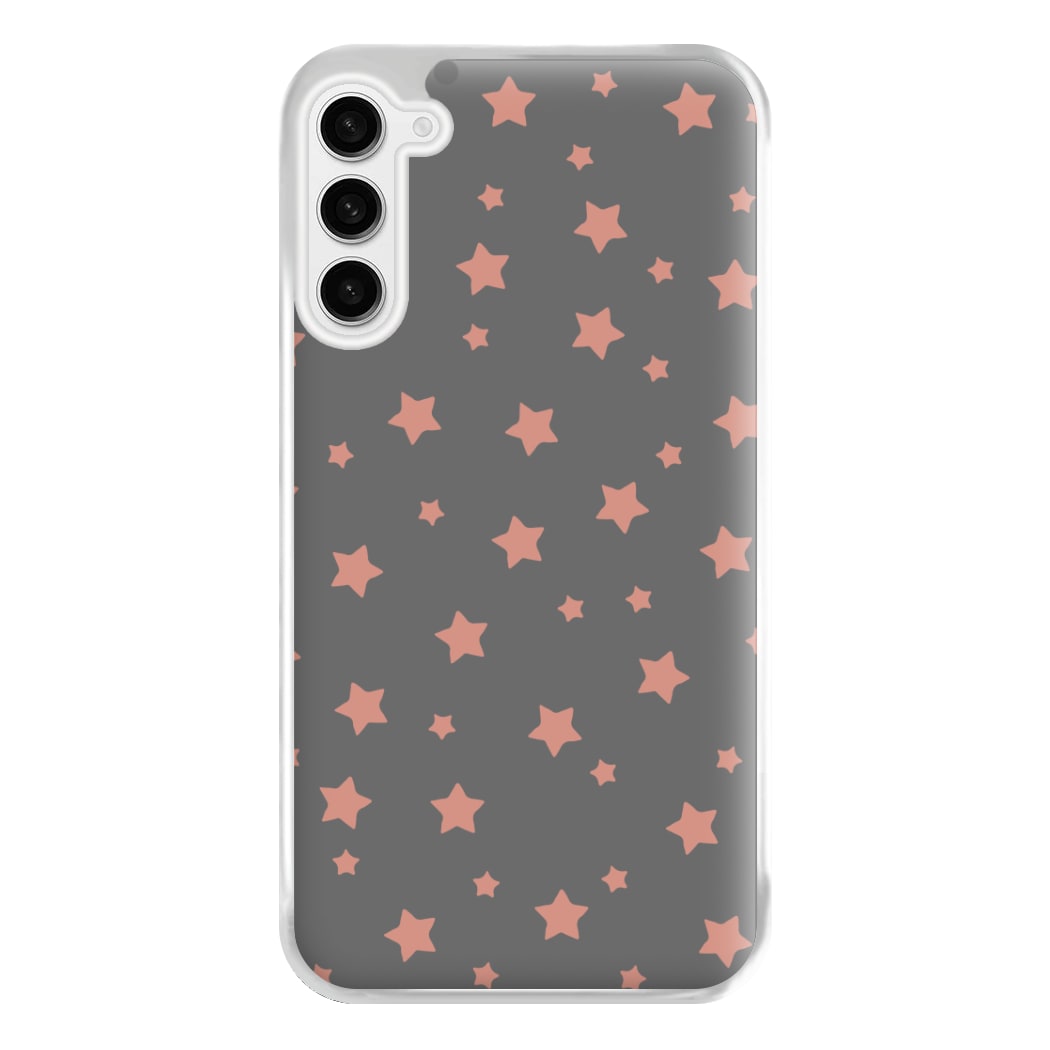 Rose Gold Star Pattern Phone Case for Galaxy S23FE