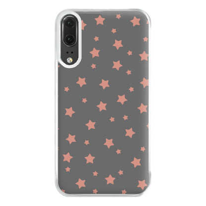 Rose Gold Star Pattern Phone Case for Huawei P20