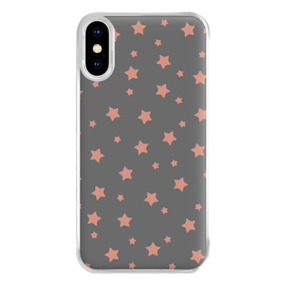 Rose Gold Star Pattern Phone Case for iPhone XS Max