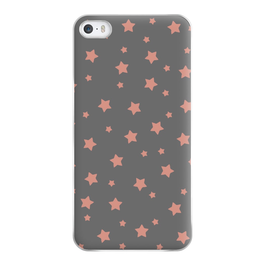 Rose Gold Star Pattern Phone Case for iPhone 5 / 5s / SE 2016