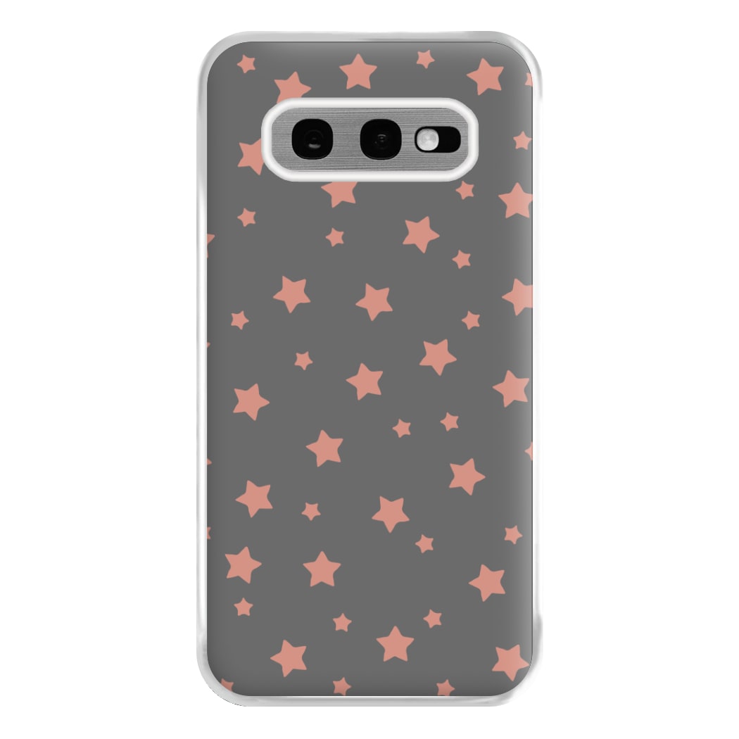 Rose Gold Star Pattern Phone Case for Galaxy S10e