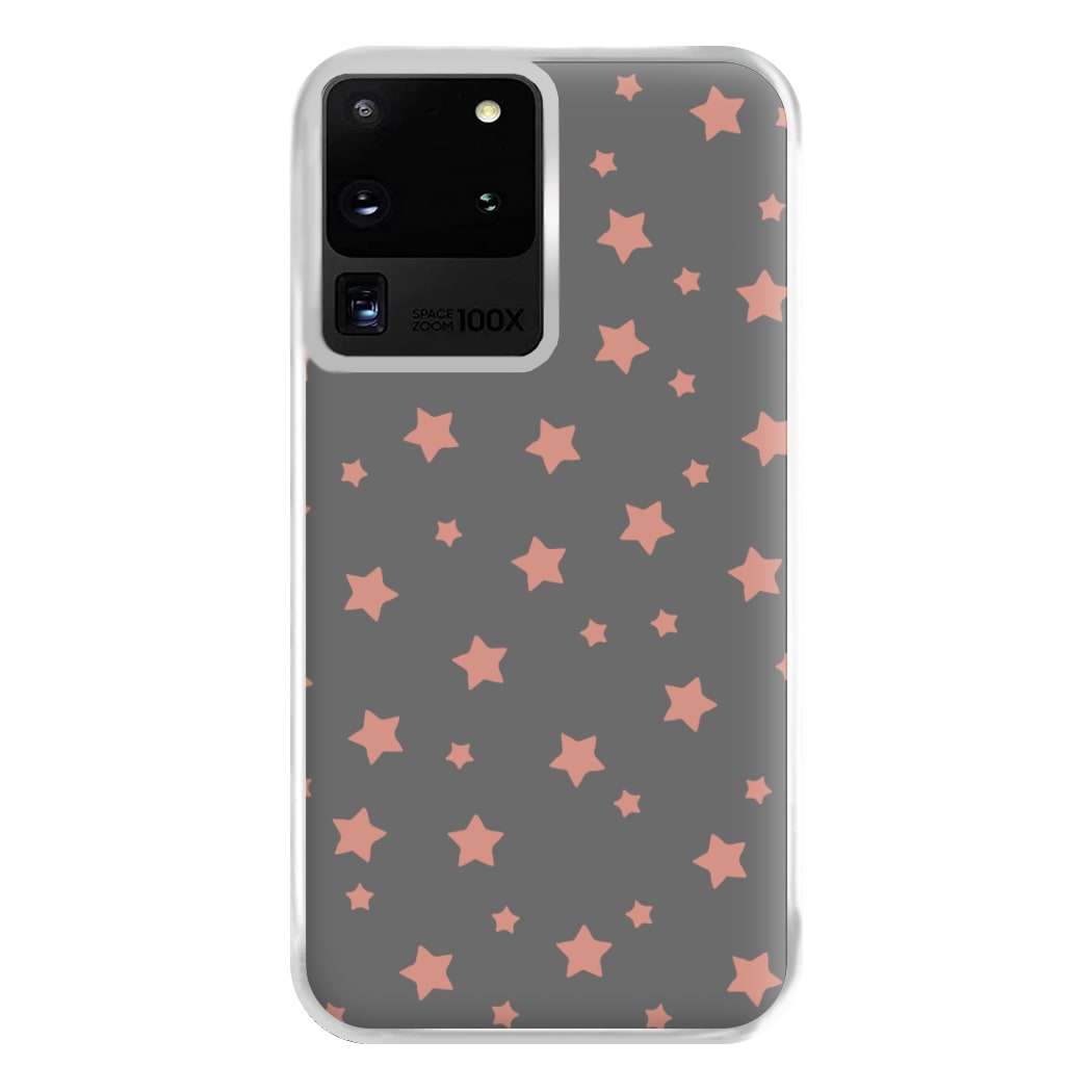 Rose Gold Star Pattern Phone Case for Galaxy S20 Ultra