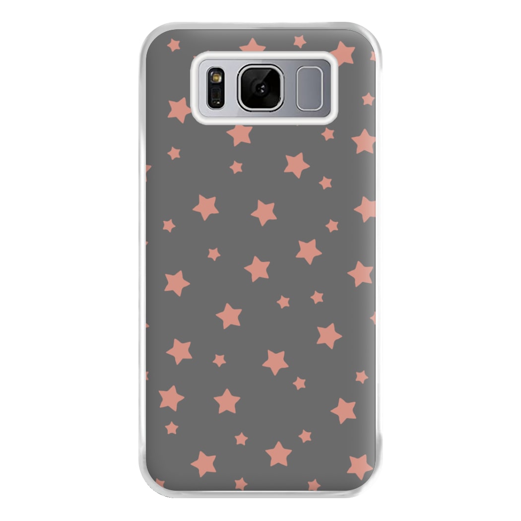 Rose Gold Star Pattern Phone Case for Galaxy S8 Plus