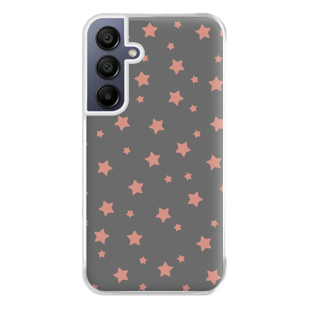 Rose Gold Star Pattern Phone Case for Galaxy A16