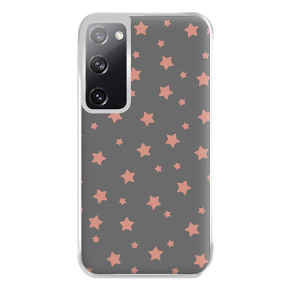 Rose Gold Star Pattern Phone Case for Galaxy S20