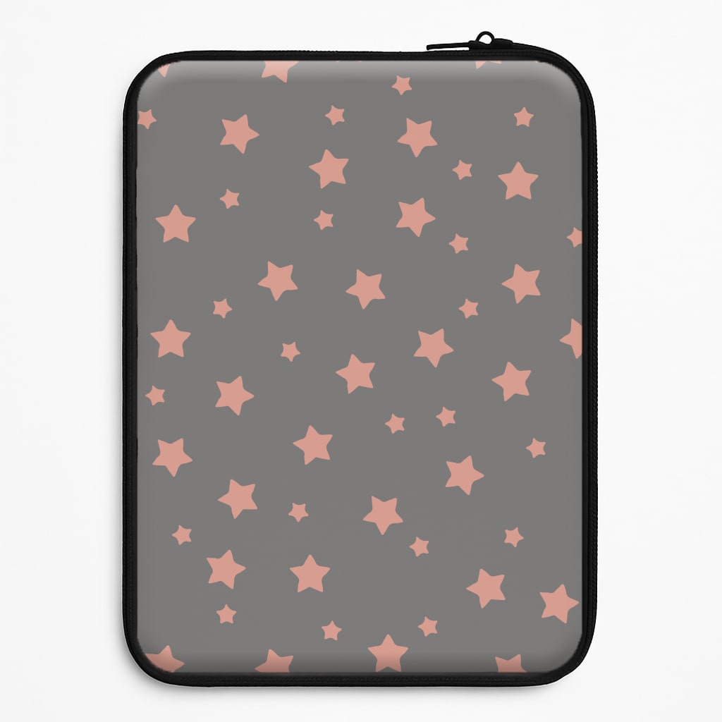 Rose Gold Star Pattern Laptop Sleeve