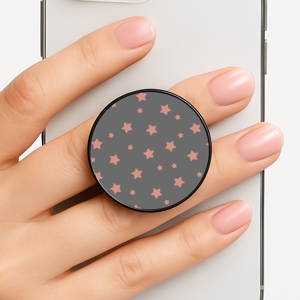 Rose Gold Star Pattern FunGrip