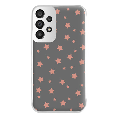 Rose Gold Star Pattern Phone Case for Galaxy A33