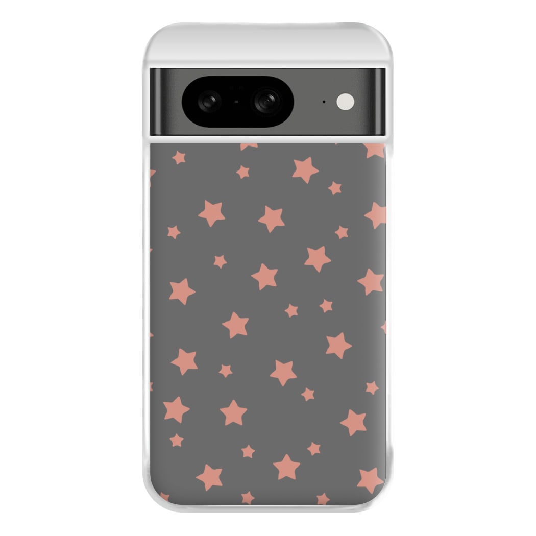 Rose Gold Star Pattern Phone Case for Google Pixel 8