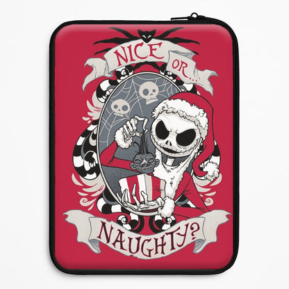 Nice Or Naughty - A Nightmare Before Christmas Universal Laptop Sleeve