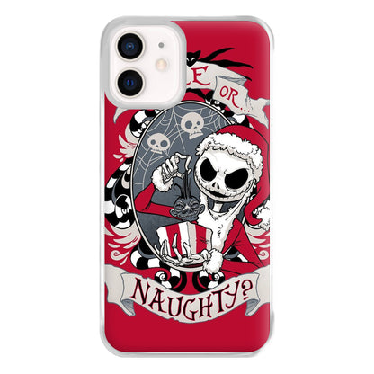 Nice Or Naughty - A Nightmare Before Christmas Phone Case for iPhone 12 Mini