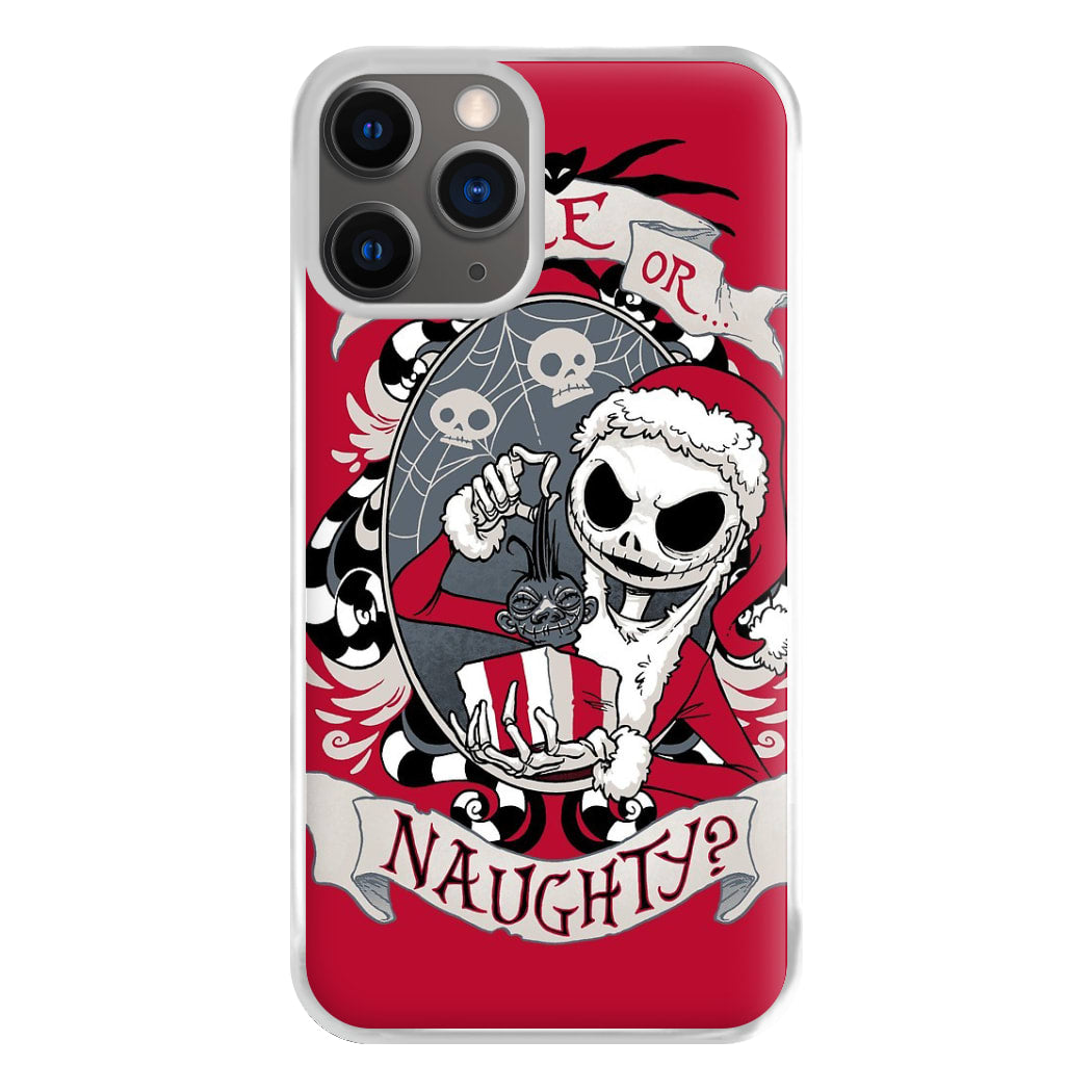 Nice Or Naughty - A Nightmare Before Christmas Phone Case for iPhone 12 Pro Max