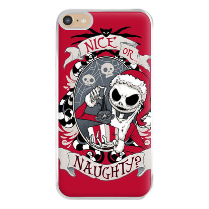 Nice Or Naughty - A Nightmare Before Christmas Phone Case for iPhone 6 Plus / 7 Plus / 8 Plus