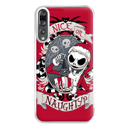 Nice Or Naughty - A Nightmare Before Christmas Phone Case for Huawei P20 Pro